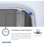 Elkay Dayton Stainless Steel 14-1/2" x 12-1/2" x 6-1/2", Single Bowl Undermount Bar Sink (DXUH1210)