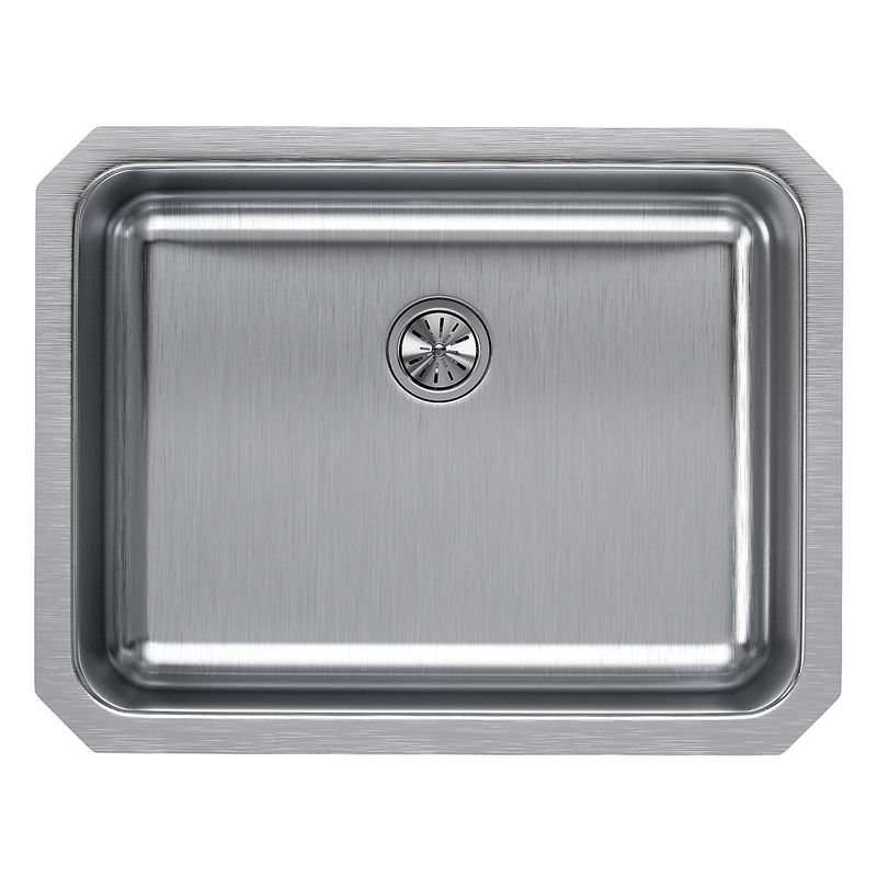 Elkay Lustertone Stainless Steel 23-1/2" x 18-1/4" x 7-1/2", Single Bowl Undermount Sink with Perfect Drain (ELUH2115PD)