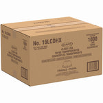 Dart Straw-Slotted Oriented Polystyrene Dome-Top Cold Cup Lid, Fits 12 oz. to 24 oz. Cup, Clear, 1,000/Carton (16LCDHX)