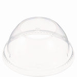 Dart Straw-Slotted Oriented Polystyrene Dome-Top Cold Cup Lid, Fits 12 oz. to 24 oz. Cup, Clear, 1,000/Carton (16LCDHX)