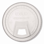 Eco-Products GreenStripe Sip Through Plastic Cold Cup Lid, Fits 9/12/24 oz. Cup, Clear, 1000/CT (EP-FLCS)