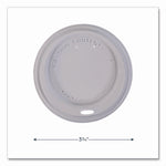 Flavia Sip Through Paper Lid, 10 oz. Cup, White, 100/Sleeve, 10 Sleeves/Carton (25200019)