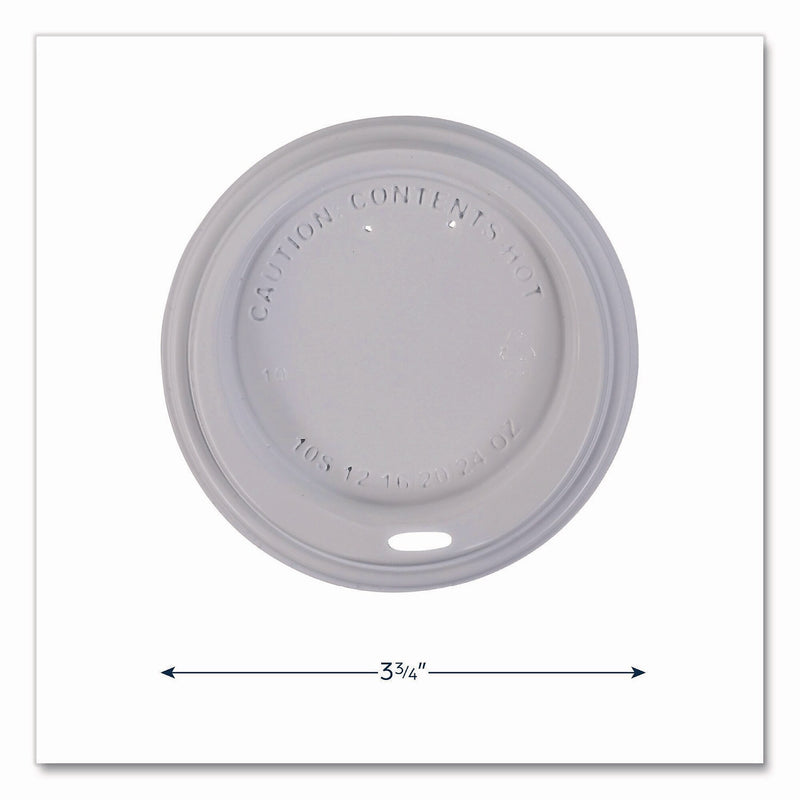 Flavia Sip Through Paper Lid, 10 oz. Cup, White, 100/Sleeve, 10 Sleeves/Carton (25200019)