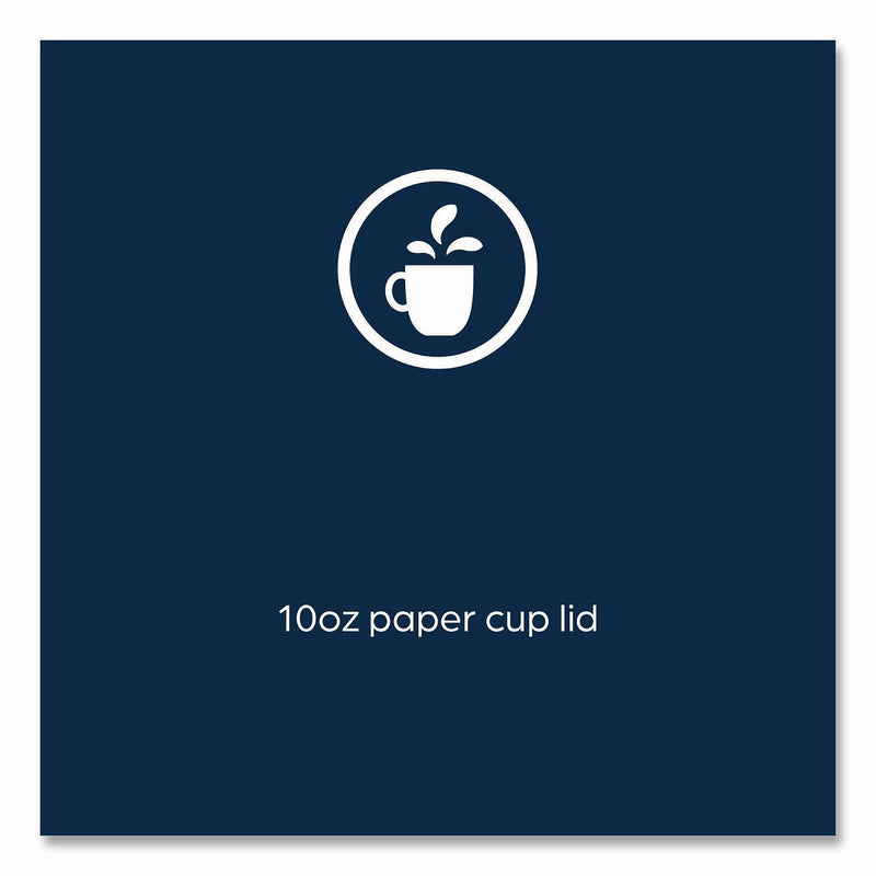 Flavia Sip Through Paper Lid, 10 oz. Cup, White, 100/Sleeve, 10 Sleeves/Carton (25200019)