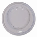 Flavia Sip Through Paper Lid, 10 oz. Cup, White, 100/Sleeve, 10 Sleeves/Carton (25200019)