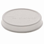 Pactiv Evergreen EarthChoice Compostable Fully Closed Fiber Hot Cup Lid, 8/12/16 oz. Cup, White, 500/Carton (LMC81216ECBB)