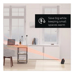 Honeywell UberHeat 5 1500-Watt Portable Ceramic Electric Heater, Black (HCE210B)
