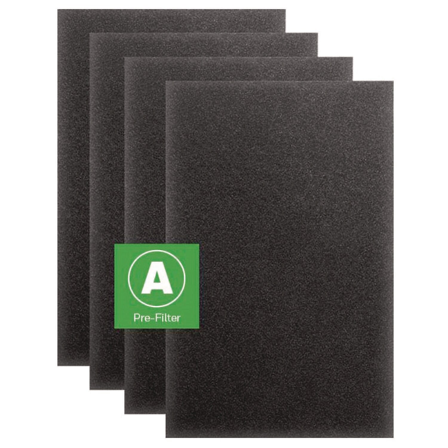 Honeywell Pre-Cut Carbon Air Purifier Pre-Filter, 14.17" x 17.28" x 0.2", 4/Box (HRFA300)