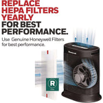 Honeywell HEPA Air Purifier Filter, 10.24" x 6.5" x 1.58", 2/Box (HRFR2)