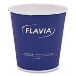Flavia Paper Hot Beverage Cups, 10 oz., Blue, 100 Cups/Pack, 10 packs/Carton (25200018)