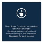 Flavia Paper Hot Beverage Cups, 10 oz., Blue, 100 Cups/Pack, 10 packs/Carton (25200018)
