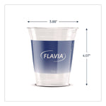 Flavia Plastic Cold Cups, 12 oz., Clear/Blue, 900/Carton (25200058)