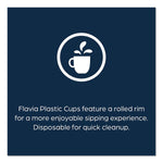Flavia Plastic Cold Cups, 12 oz., Clear/Blue, 900/Carton (25200058)