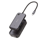 Verbatim Share My Screen USB-C to USB-A/VGA/HDMI Audio/Video Adapter, Gray (32146)