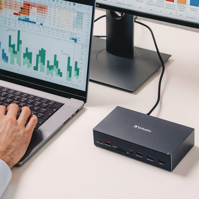 Verbatim USB-C Pro Docking Station for Laptop (32172)