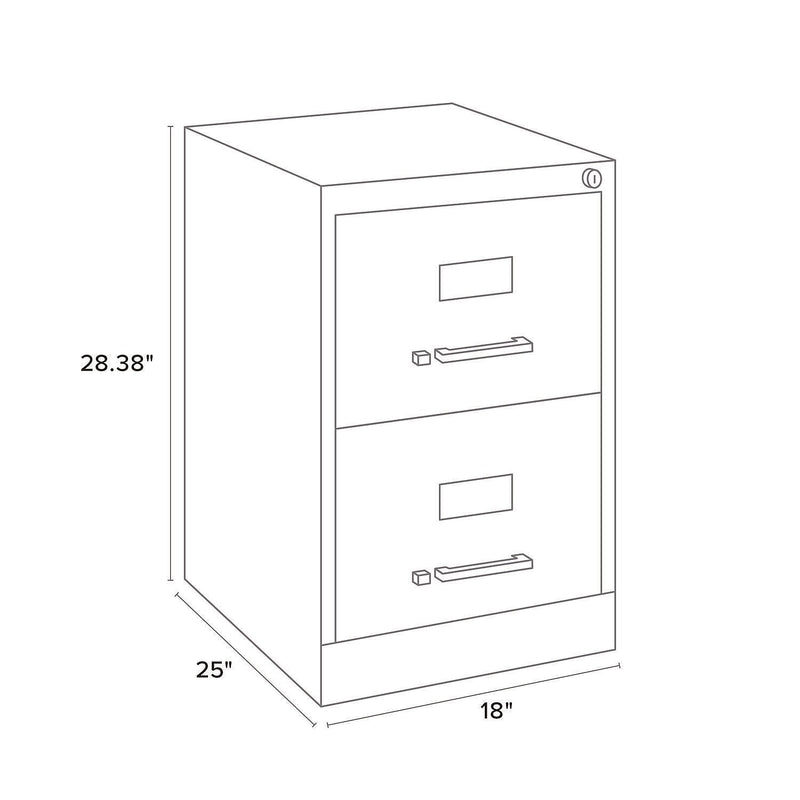 Alera Commercial 2-Drawer Vertical File Cabinet (26136)