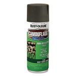 Rust-Oleum Camouflage Spray Paint, Flat Deep Forest Green, 12 oz. Aerosol Can, 6/Carton (279175)