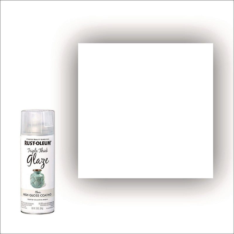 Rust-Oleum Specialty Triple Thick Glaze Spray Paint, High Gloss, Clear, 12 oz. Aerosol Can (301416)
