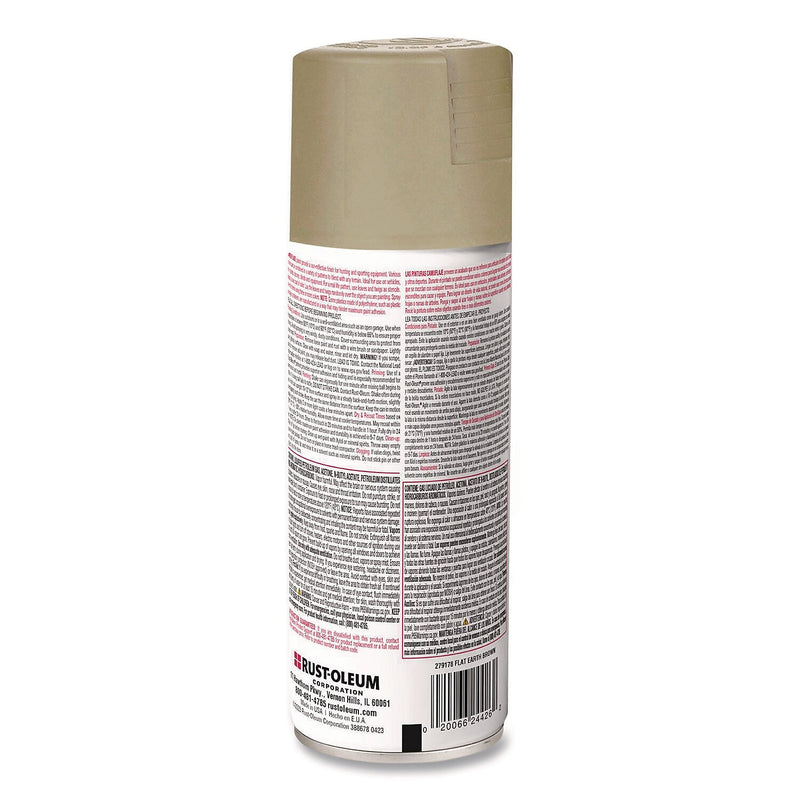 Rust-Oleum Camouflage Spray Paint, Flat Sand, 12 oz. Aerosol Can, 6/Carton (339004)