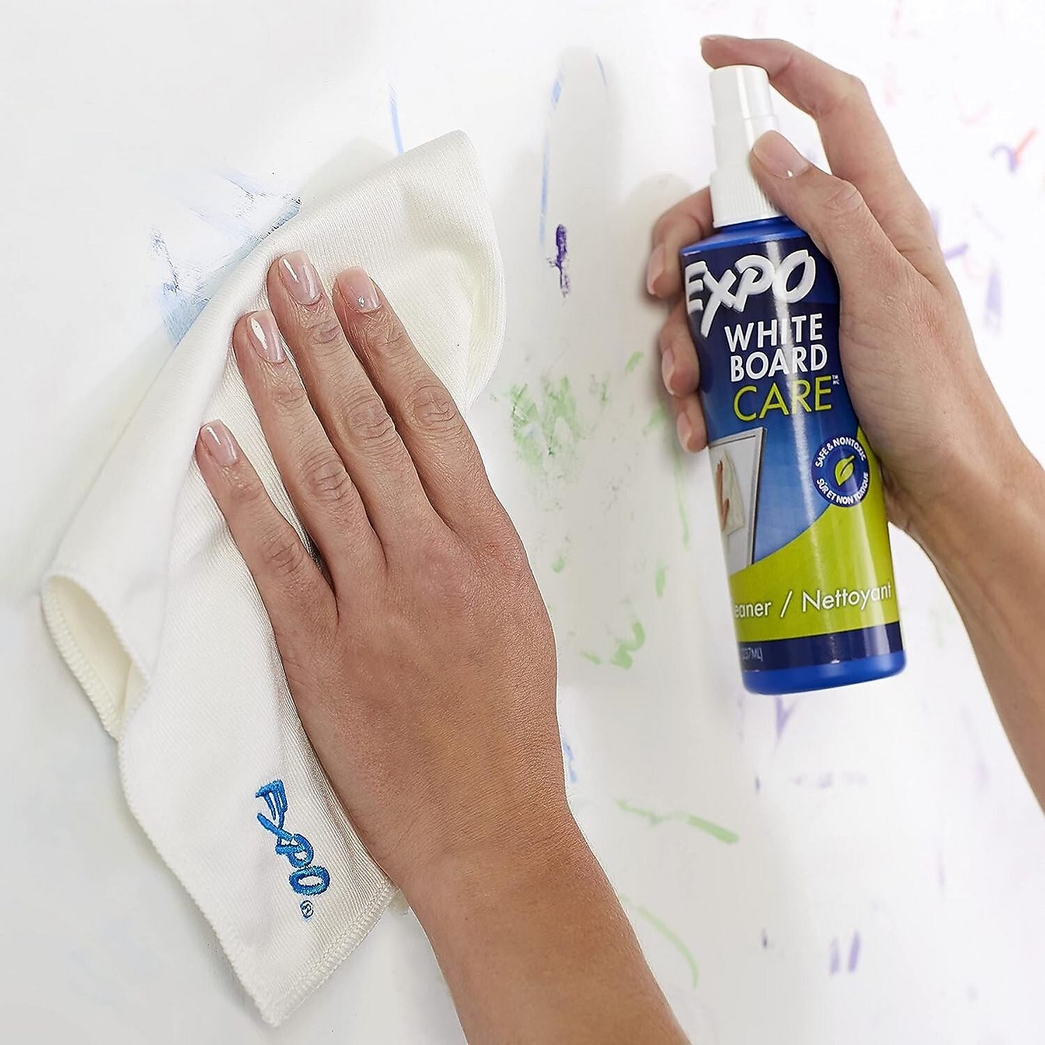 Expo CARE White Board Dry Erase Surface Cleaner, 8 oz., 12/Carton (81803A)