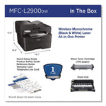 Brother MFC-L2900DW Wireless Black & White All-In-One Laser Printer, Best for Office Only