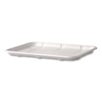 Eco-Products Sugarcane Fiber Meat and Produce Food Trays, White, 400/Carton (EP-MP2SNFA)