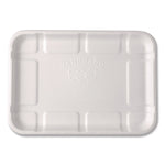 Eco-Products Sugarcane Fiber Meat and Produce Food Trays, White, 400/Carton (EP-MP2SNFA)