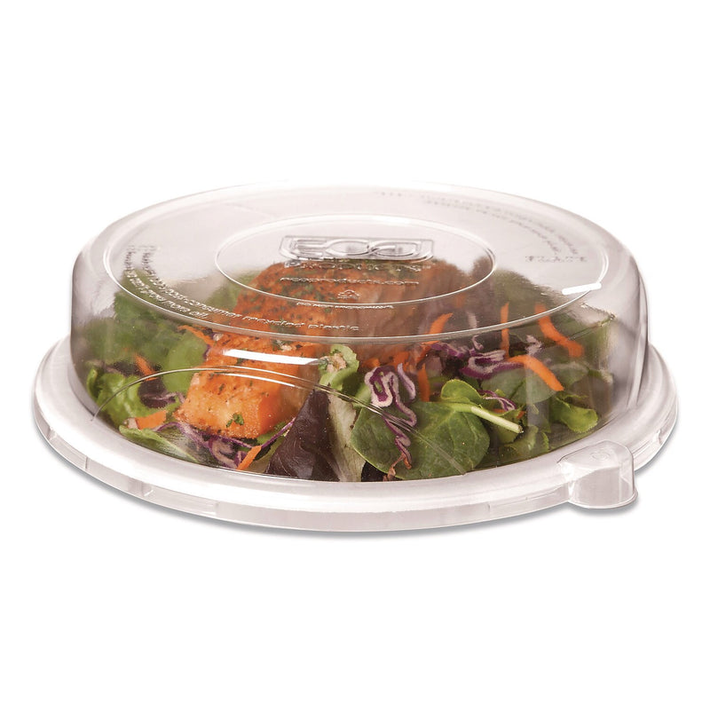 Eco-Products Round Plate Lids, 9", Plastic, Clear, 300/Carton (EP-P013LID)