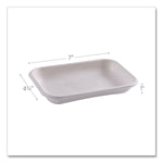 Eco-Products WorldView Vanguard Sugarcane Fiber Container, White, 400/Carton (EP-SCRC12NFA)