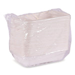 Eco-Products WorldView Vanguard Sugarcane Fiber Container, White, 400/Carton (EP-SCRC32NFA)