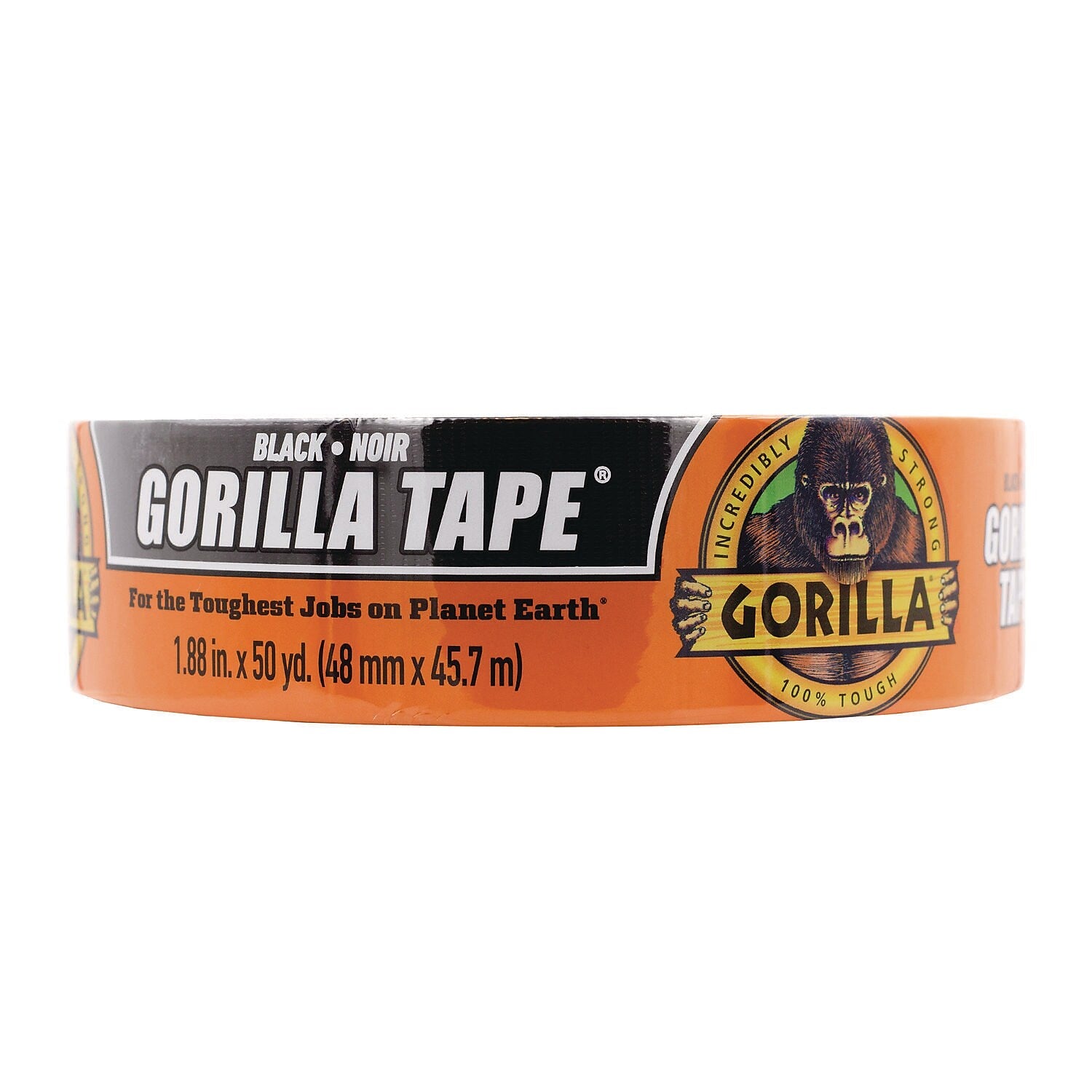 Gorilla Heavy Duty Duct Tape, 1.88" x 50 yds., Black (108084)
