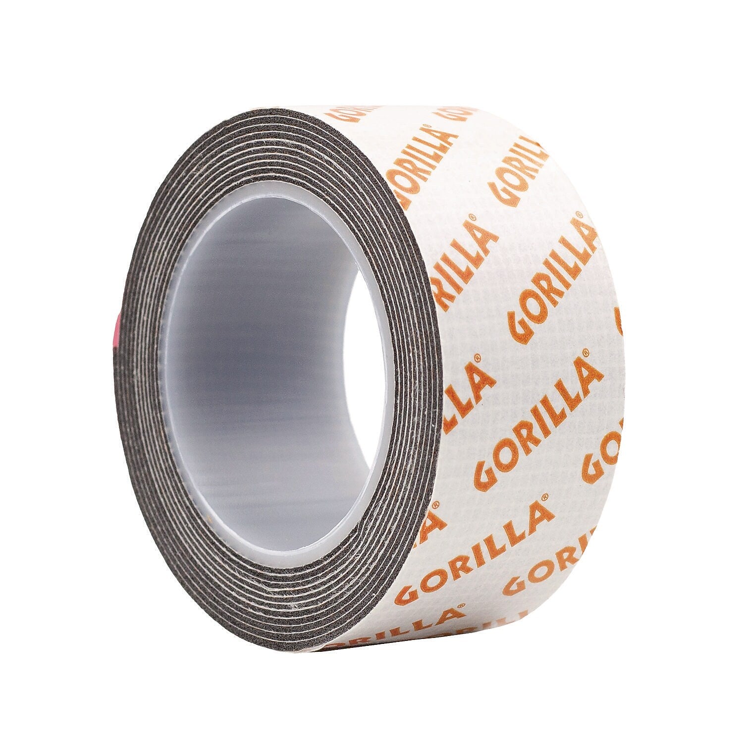 Gorilla Max Strength Indoor Mounting Tape, 1" x  1.67 yds., Black (112962)