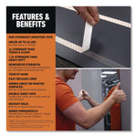Gorilla Max Strength Indoor Mounting Tape, 1" x  1.67 yds., Black (112962)