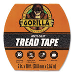 Gorilla Anti-Slip Safety Tape, 3" Core, 2" x 10 ft., Black (115944)