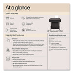 HP DesignJet T650 Wired Color Wide Format Print Only Inkjet Printer, Best for Office Only (HEW5HB08W)