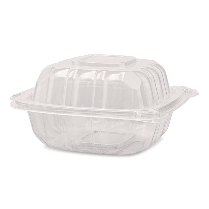 Karat Polypropylene Plastic Hinged Container, Clear, 50/Pack, 6 Packs/Carton (FP-HC66PP-1C)