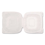 Karat Polypropylene Plastic Hinged Container, Clear, 50/Pack, 6 Packs/Carton (FP-HC66PP-1C)