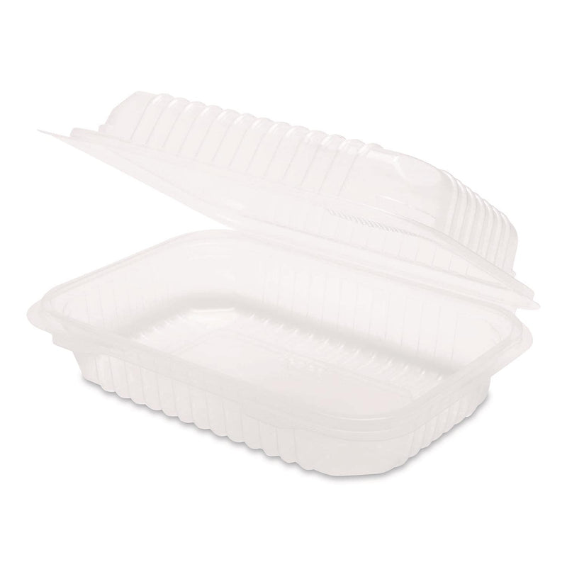 Karat Polypropylene Plastic Hinged Container, Clear, 125/Pack, 2 Packs/Carton (FP-HC96PP-1C)