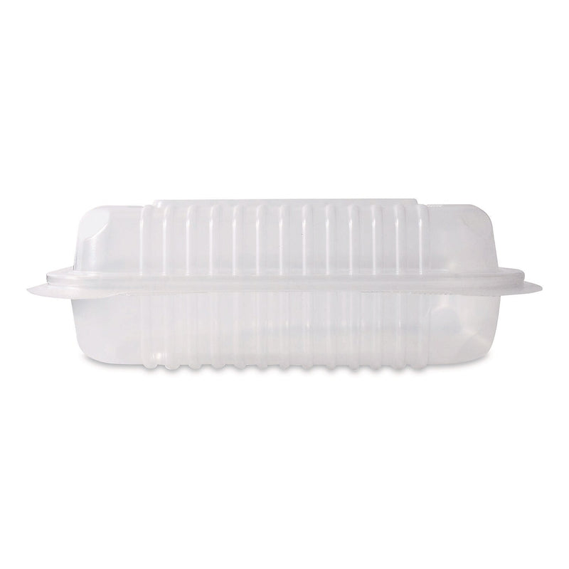 Karat Polypropylene Plastic Hinged Container, Clear, 125/Pack, 2 Packs/Carton (FP-HC96PP-1C)