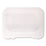 Karat Polypropylene Plastic Hinged Container, Clear, 125/Pack, 2 Packs/Carton (FP-HC96PP-1C)