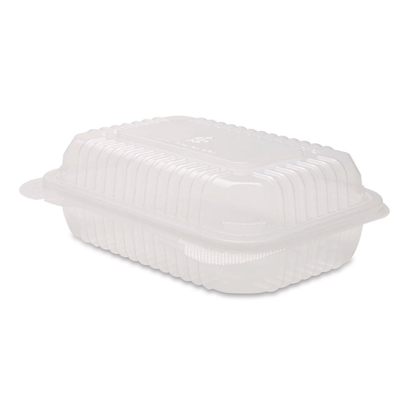 Karat Polypropylene Plastic Hinged Container, Clear, 125/Pack, 2 Packs/Carton (FP-HC96PP-1C)