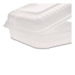 Karat Polypropylene Plastic Hinged Container, Clear, 50/Pack, 4 Packs/Carton (FP-HC99PP-1C)