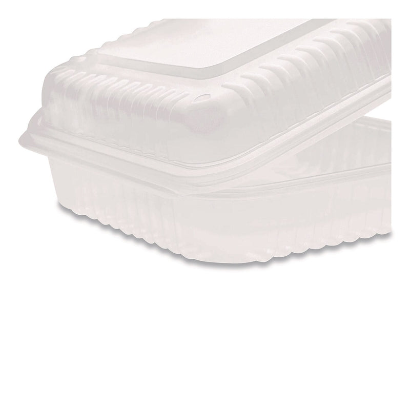 Karat Polypropylene Plastic Hinged Container, Clear, 50/Pack, 4 Packs/Carton (FP-HC99PP-1C)