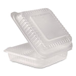 Karat Polypropylene Plastic Hinged Container, Clear, 50/Pack, 4 Packs/Carton (FP-HC99PP-1C)