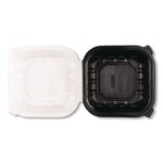 Karat Polypropylene Plastic Hinged Container, Black/Clear, 50/Pack, 3 Packs/Carton (FP-PHC99PP-1C)