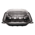 Karat Polypropylene Plastic Hinged Container, Black/Clear, 50/Pack, 3 Packs/Carton (FP-PHC99PP-1C)