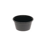 Pactiv Evergreen 3.25 oz. Portion Cup, Black, Plastic, 3,000/Carton (YSPP300EA)