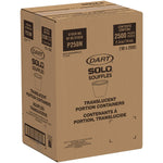 SOLO 2.5 oz. Portion Containers, Translucent, Plastic, 2,500/Carton (P250N)
