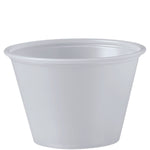 SOLO 2.5 oz. Portion Containers, Translucent, Plastic, 2,500/Carton (P250N)
