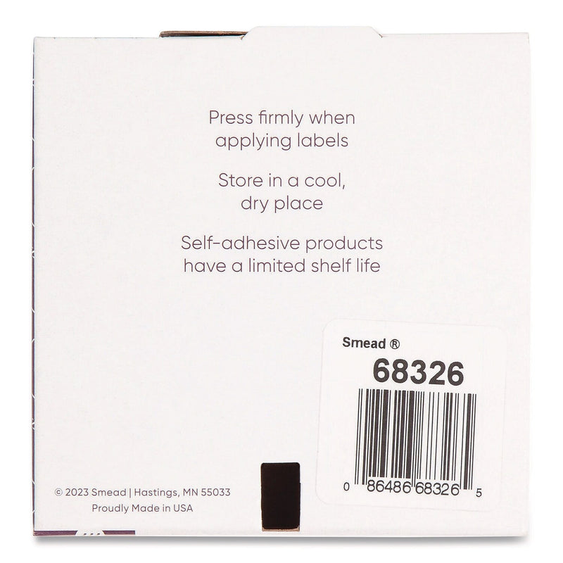 Smead Yearly End Tab File Folder Labels, 0.75" x 1.5", Orange, 500/Roll (68326)